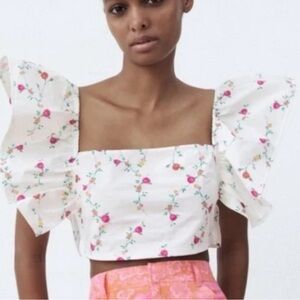 Zara  Crop top